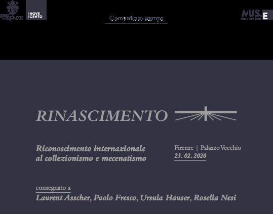 Rinascimento+ Riconoscimento internazionale per il collezionismo